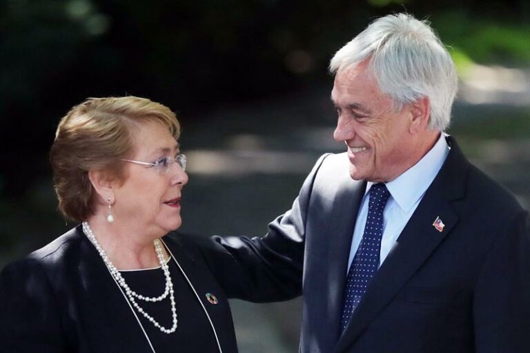 Piñera podría buscar su tercera reelección según el “Cote” y Bachelet la descarta “dos veces es suficiente”
