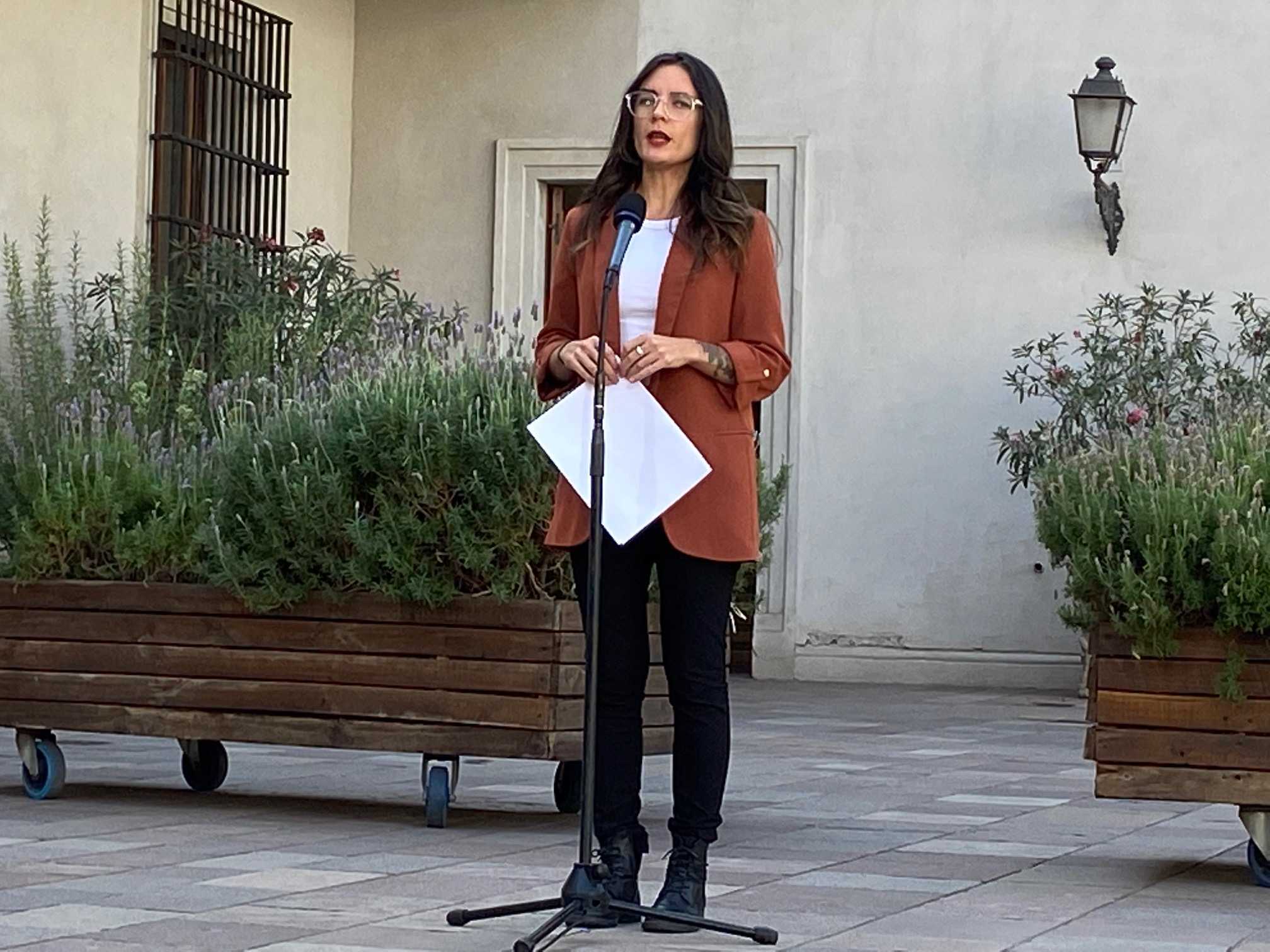 Ministra vocera Camila Vallejo