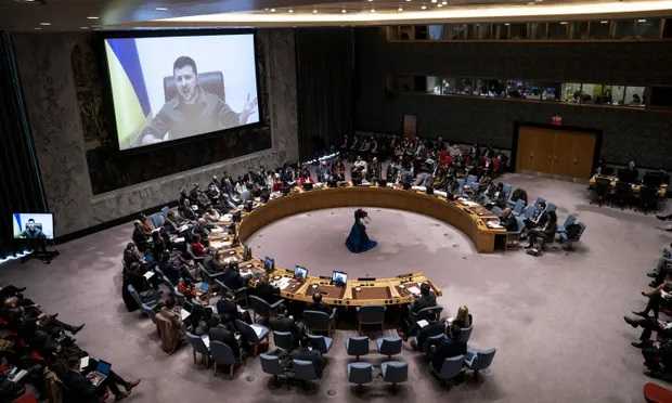 Zelenskiy ante el ConSeg ONU AP