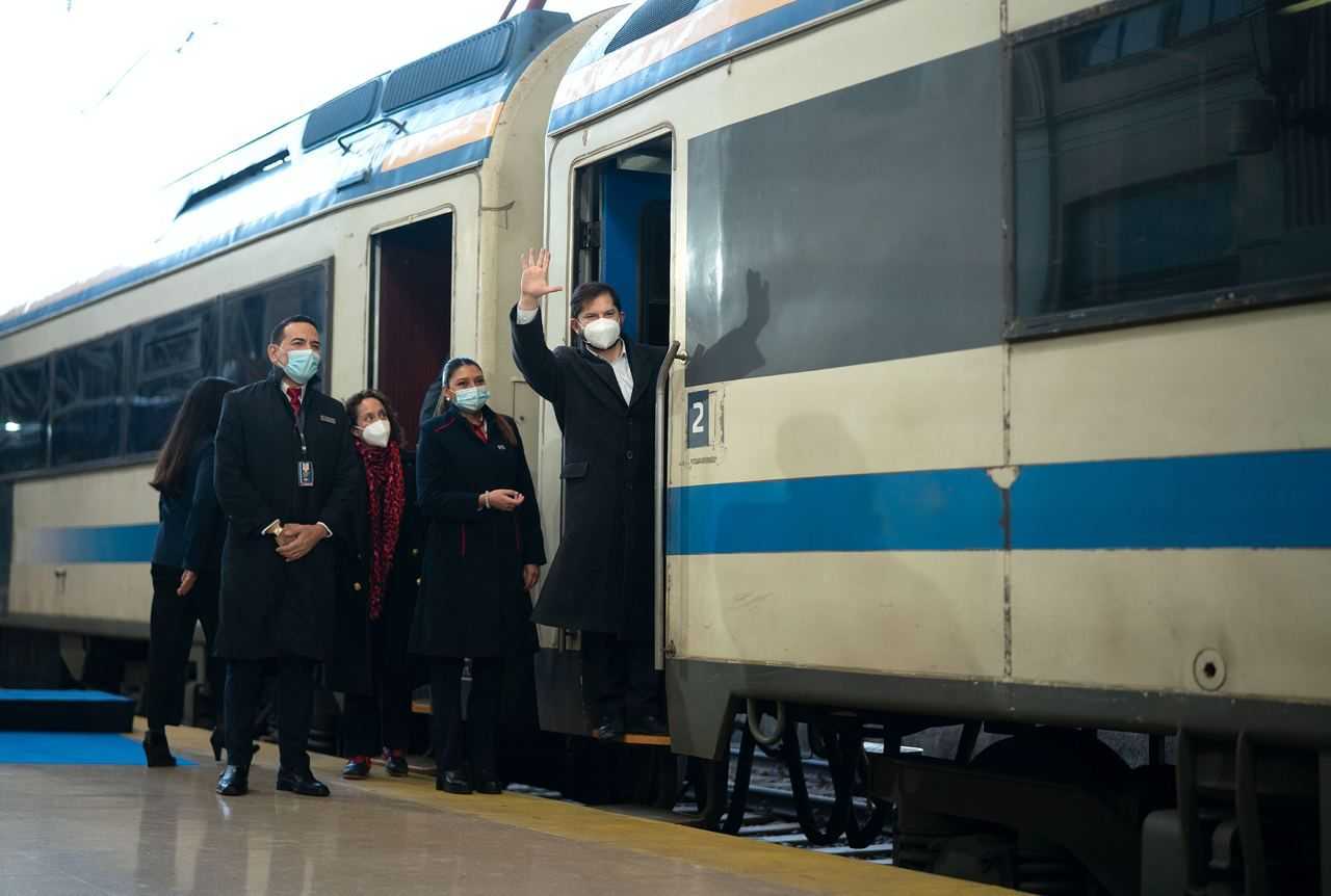 Presidente Boric trenes 05-07-22