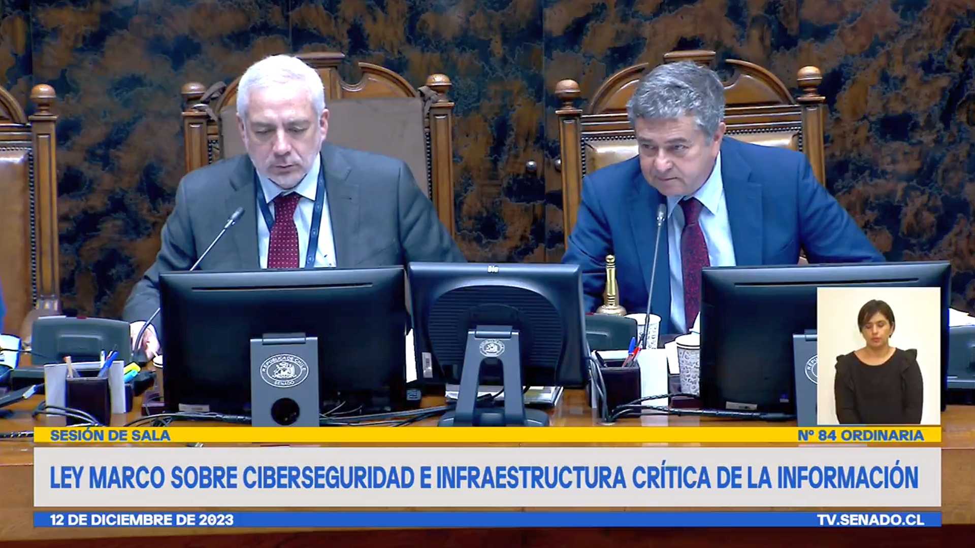 Senado Ley Ciberseguridad 12-12-2023