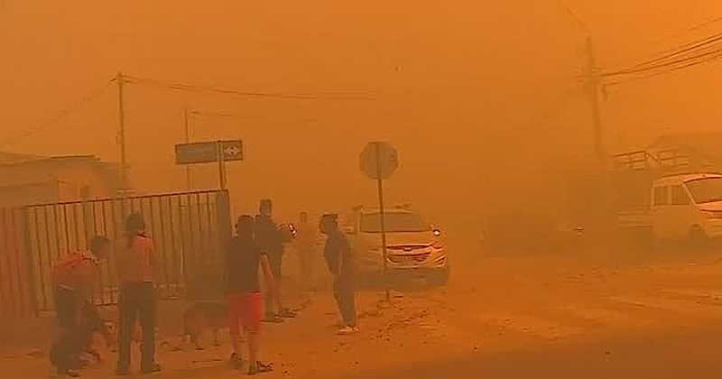 Incendio Quilpué Villa Olímpica 03-02-2024