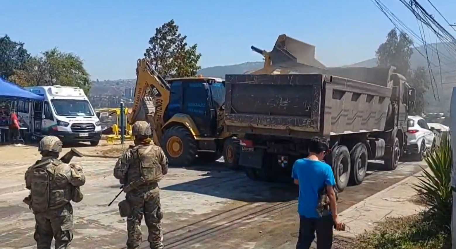 Remoción escombros Quilpué 07-02-2024 2