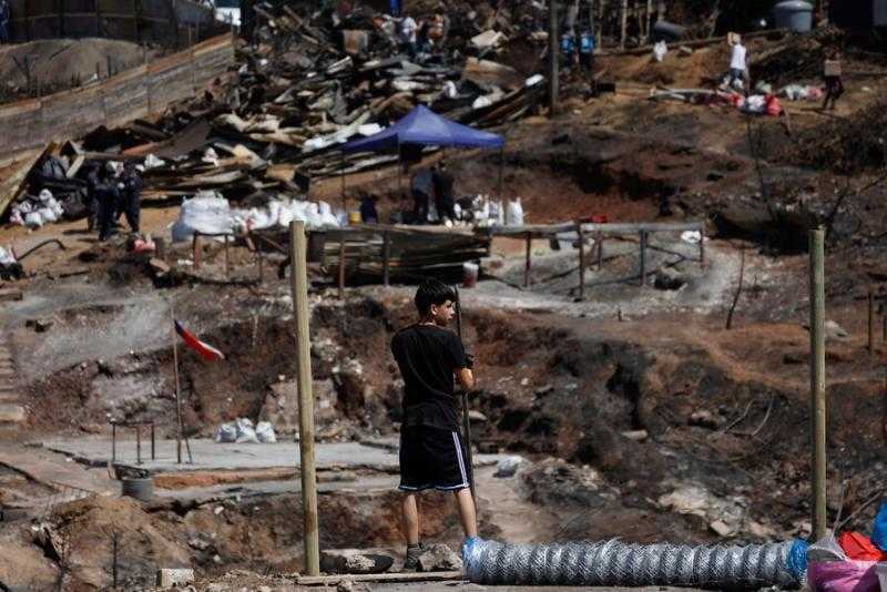 Incendios en valparaiso Agencia UNO