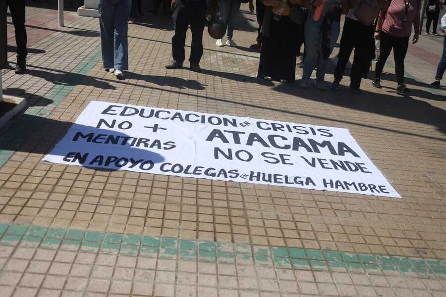 Paro profesores Atacama marzo 2024 Foto AgenciaUno-Karl Grawe