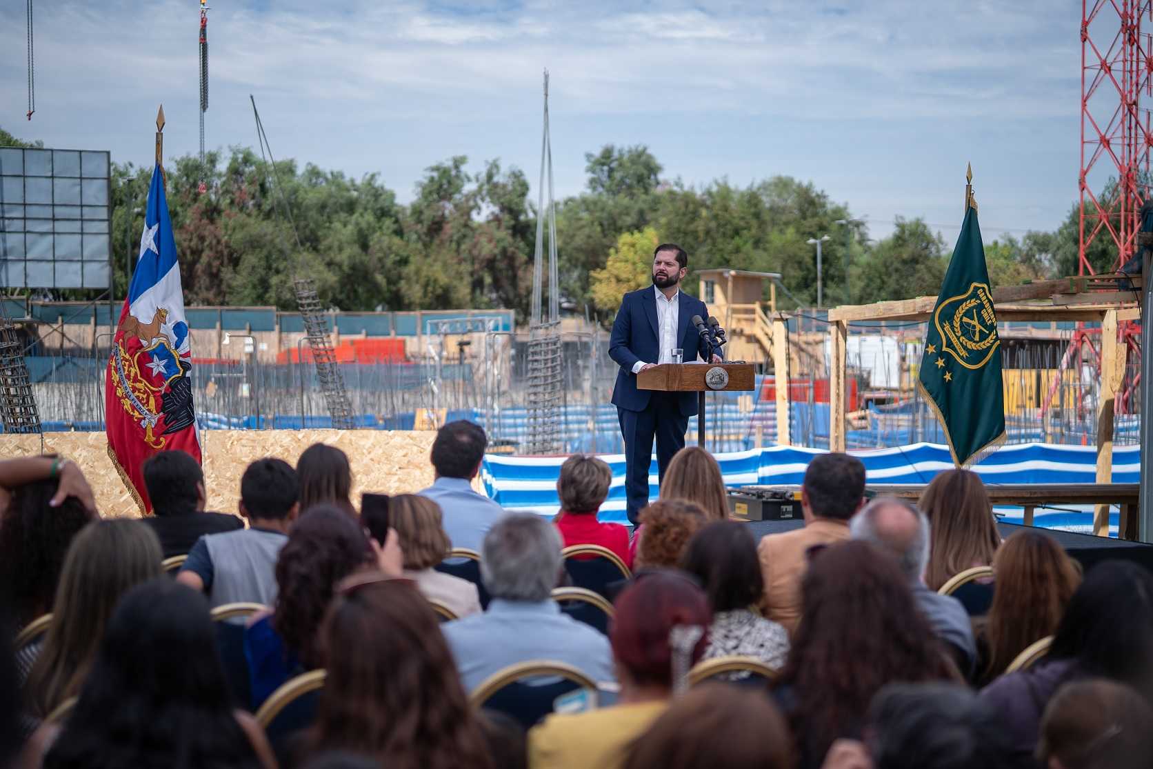 Pdte Boric salida dg PDI