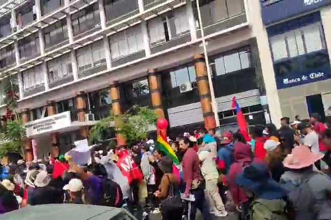 Marcha pobladores indocumentados Antofagasta