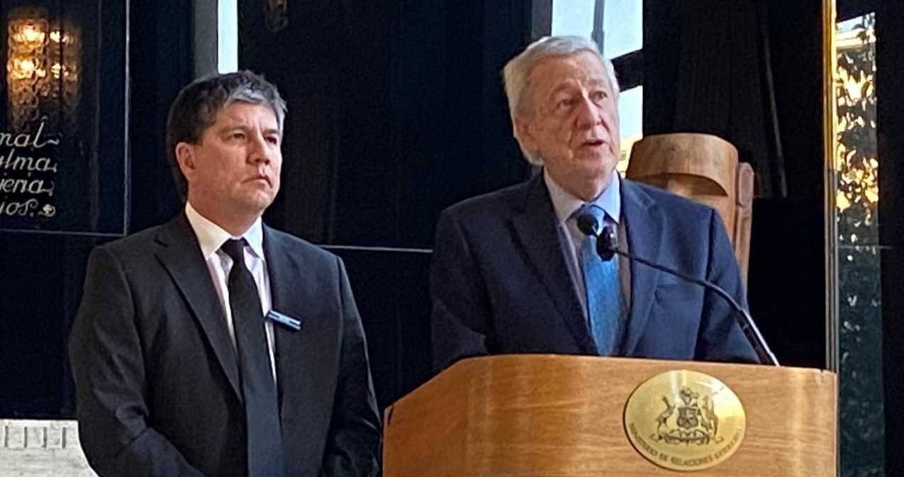 Canciller Van Klaveren y Subsec Monsalve 18-04-2024 Cancillería