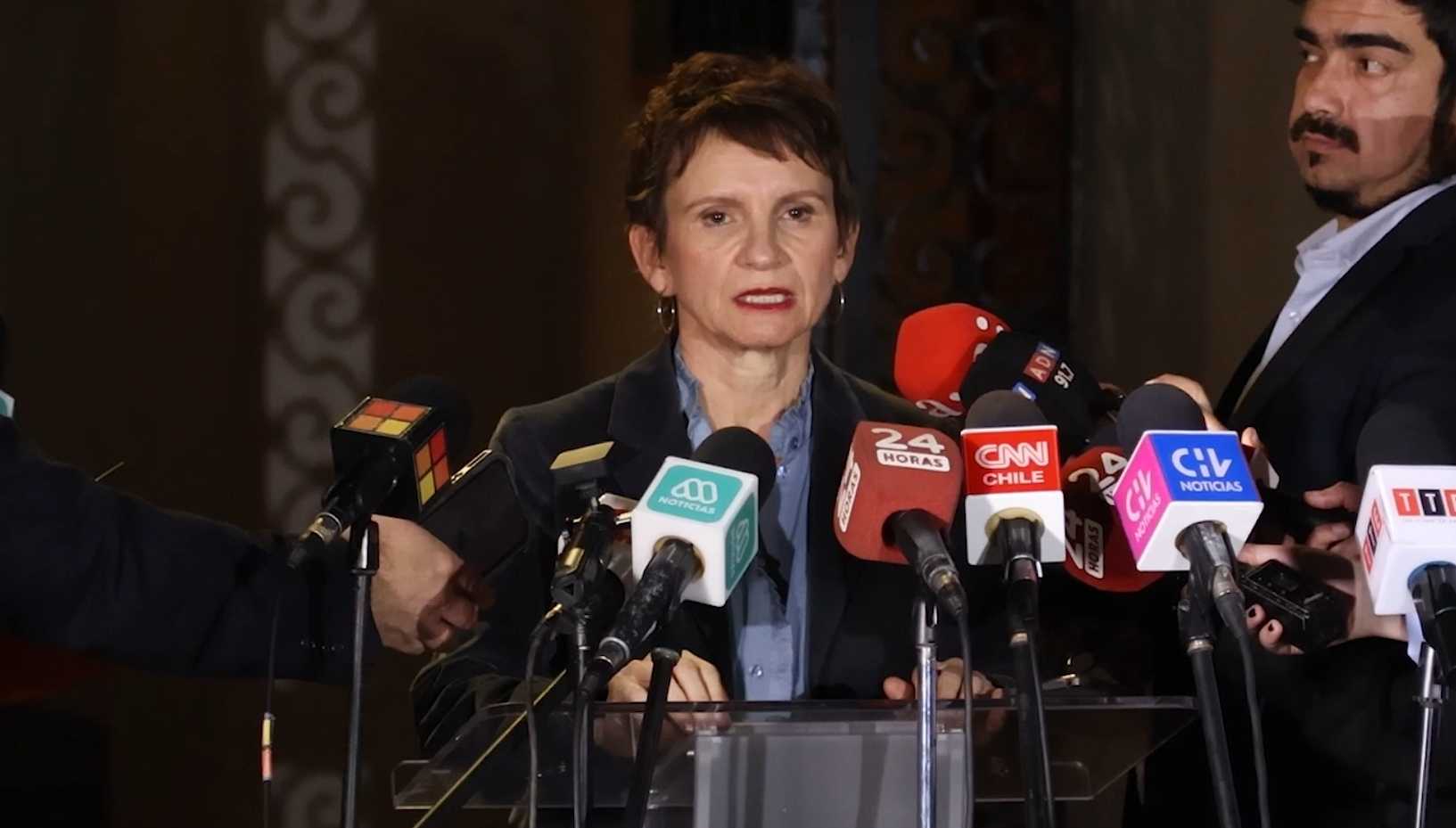 Ministra Carolina Tohá La Moneda 23-04-2024 detención asesino de carabinero