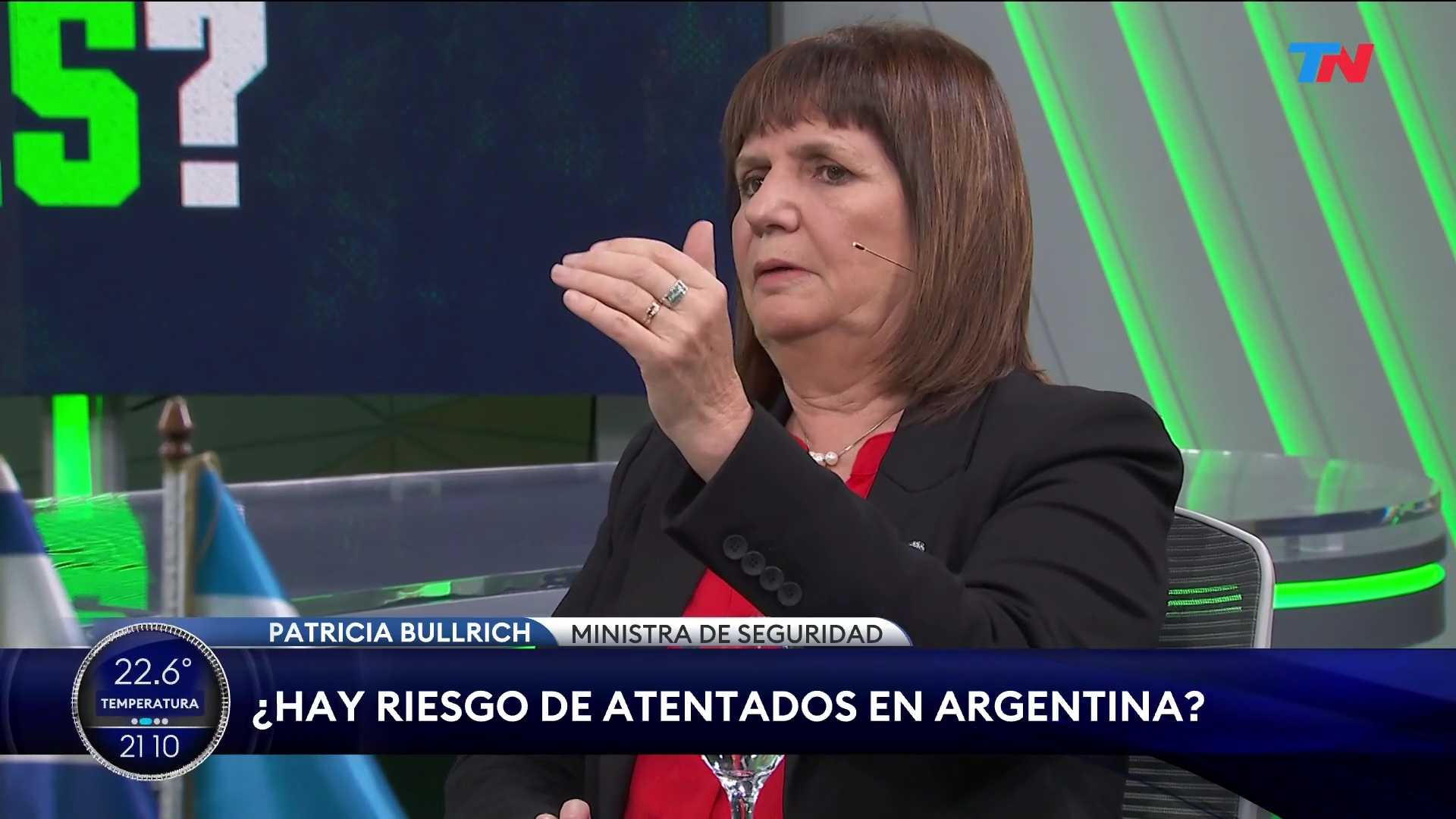 Patricia Bullrich Ministra de Seguridad Argentina
