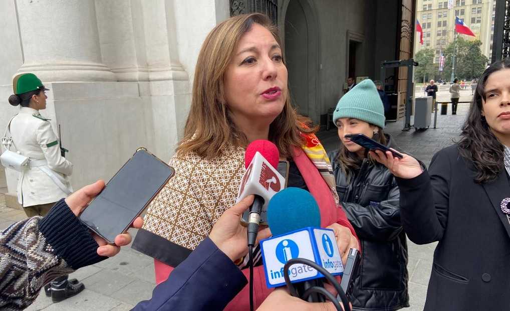 Paulina Vodanovic Pdta del PS la Moneda 15-04-2024