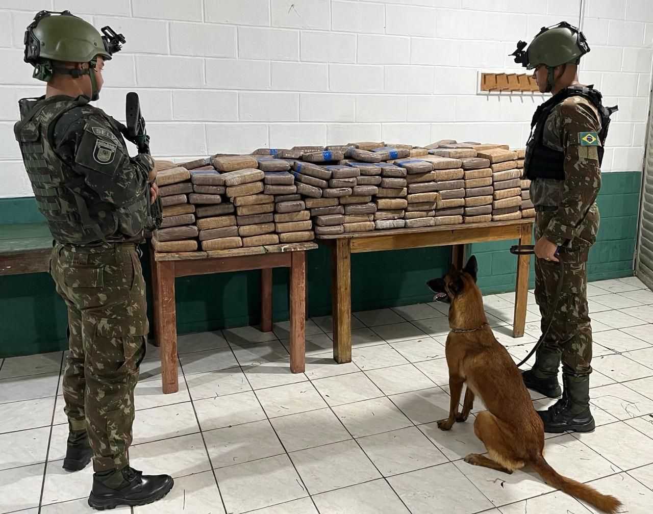 ARC. FOTO 02. 544 KILOS DE MARIHUANA FUERON INCAUTADOS EN LA AMAZONIA