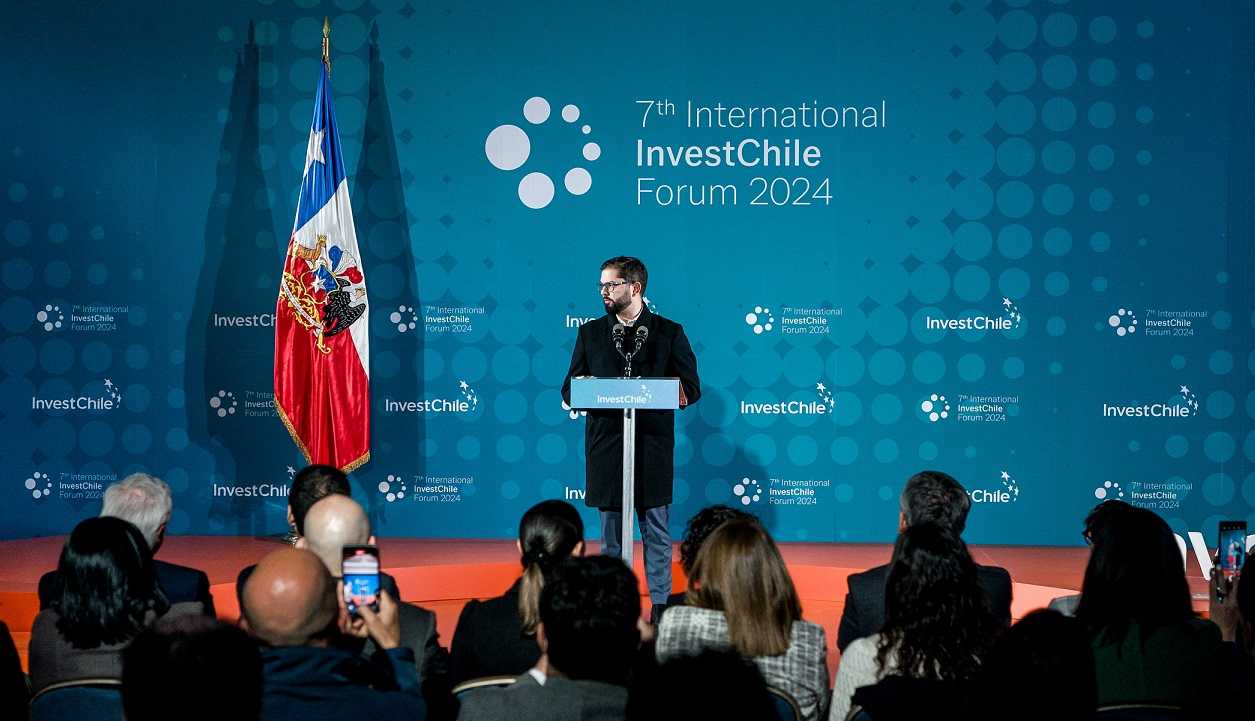 Pdte Boric Foro InvestChile 16-05-2024
