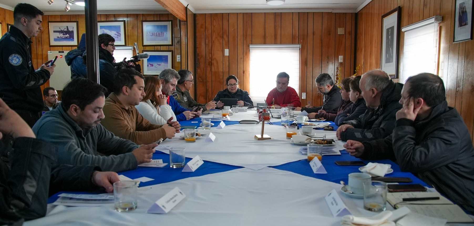 Sesión Comisión Defensa Cámara en Antártica 23-05-2024