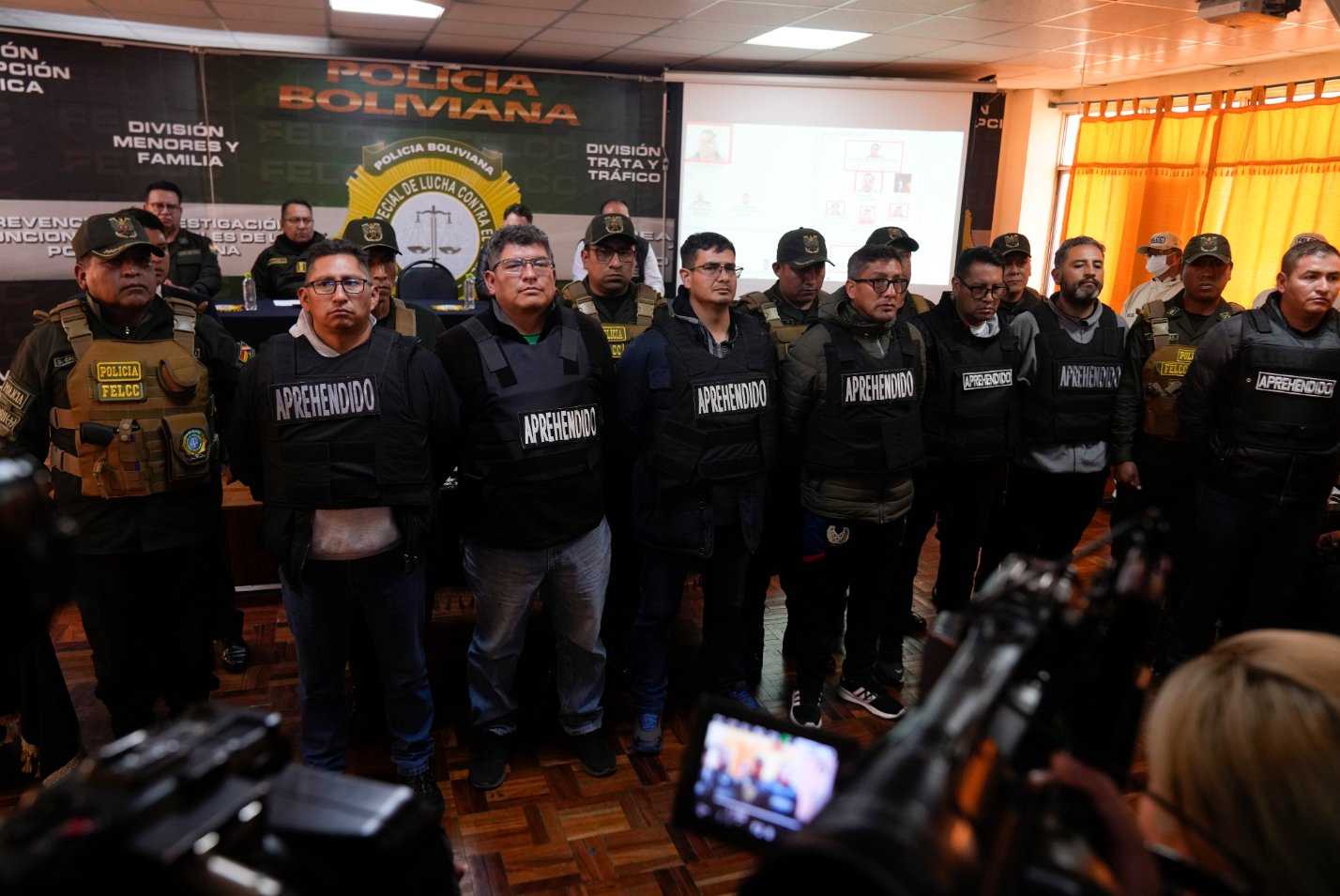 Detenidos bolivia