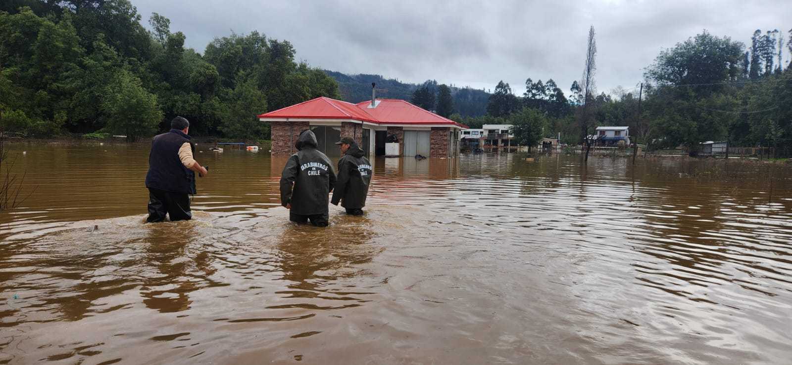 Inundaciones Carabineros del Biobío