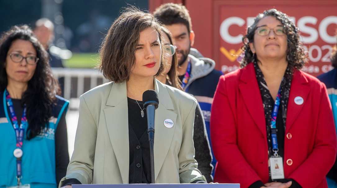 Ministra Camila Vallejo Plaza de la Constitución 19-06-2024