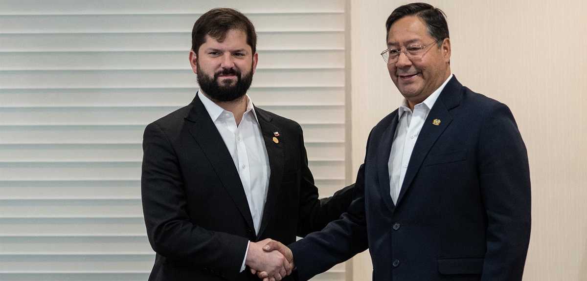 Pdte Gabriel Boric - Pdte de Bolivia Luis Arce