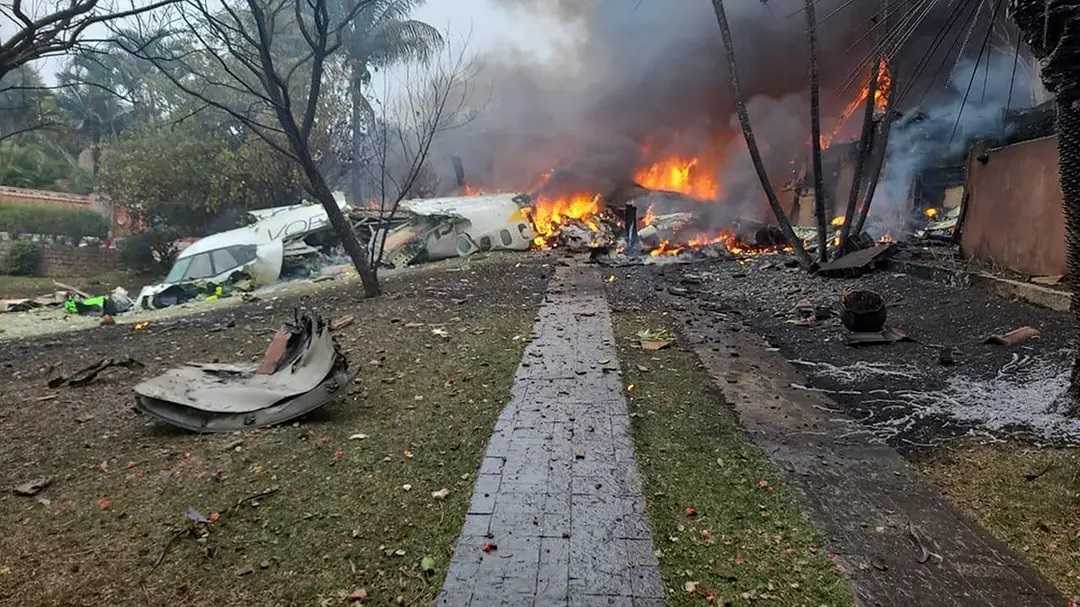 Accidente avion Brasil