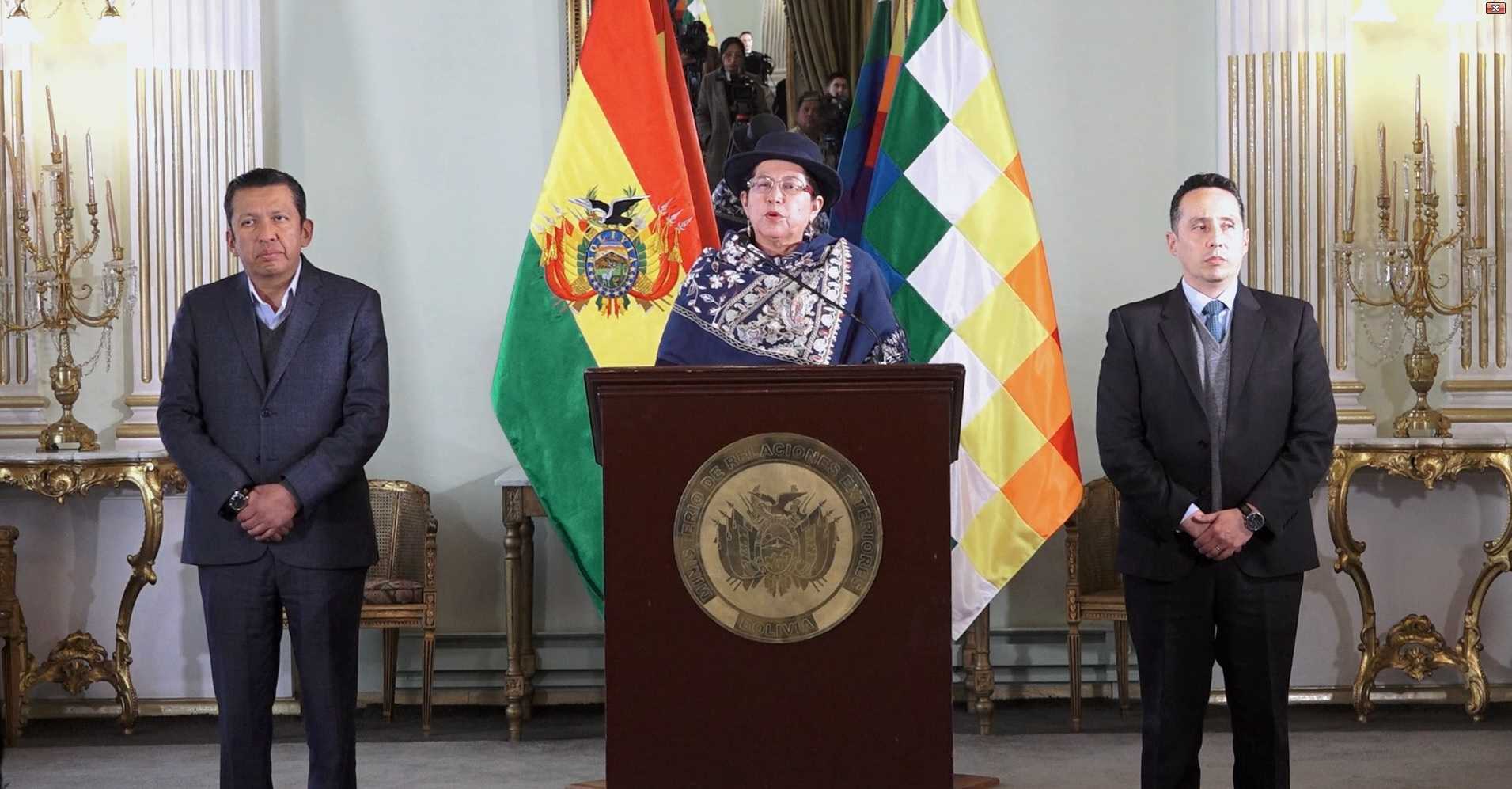 La canciller de Bolivia, Celinda Sosa 13-08-2024