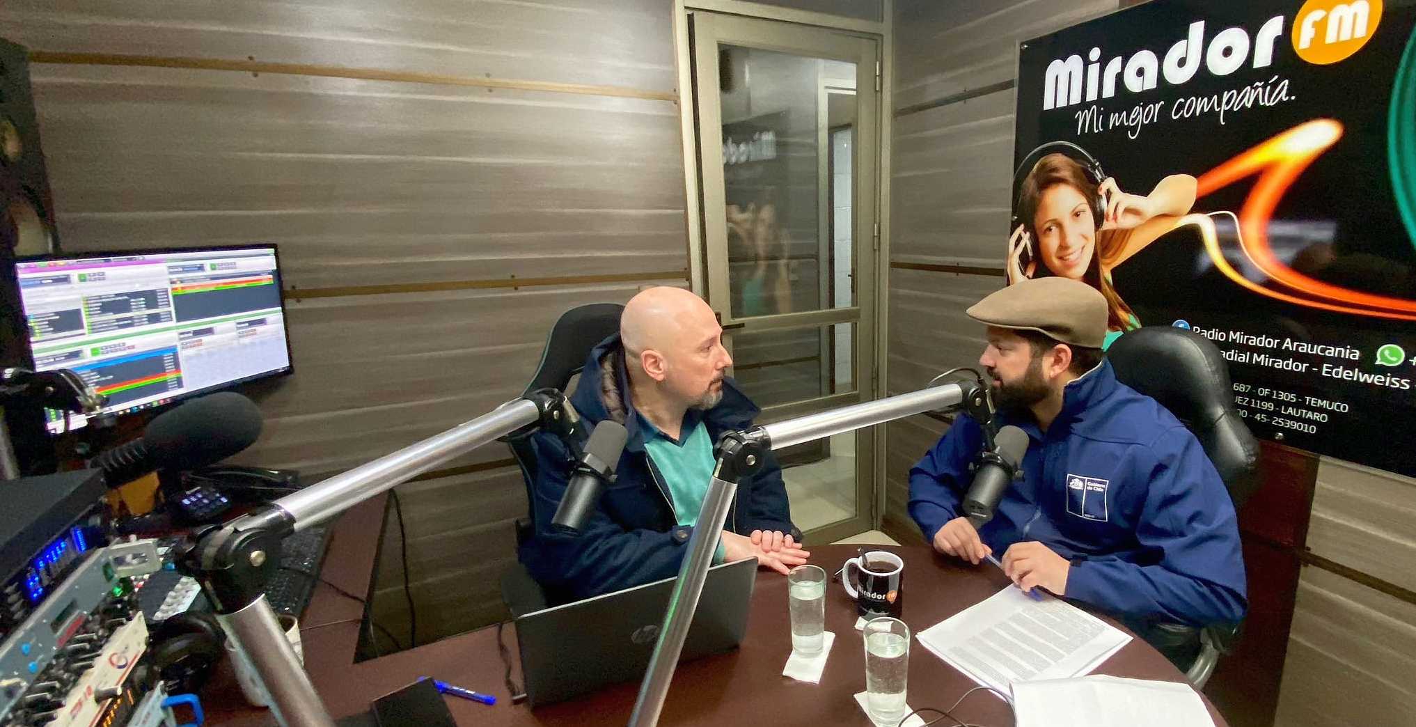 Pdte Gabriel Boric entrevista Radio Mirador Temuco 22-08-2024