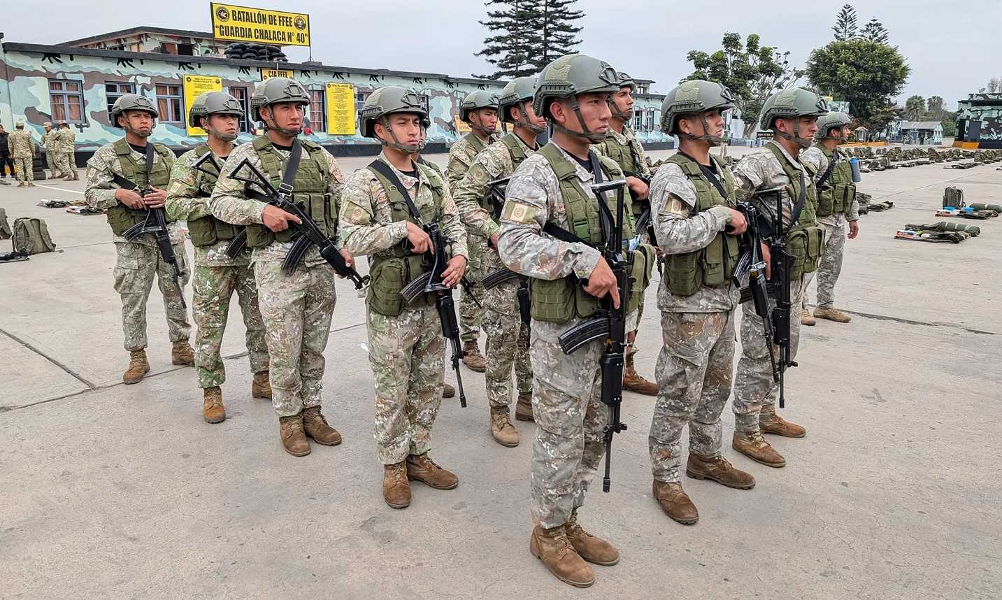 FFAA Perú desplegadas en Lima