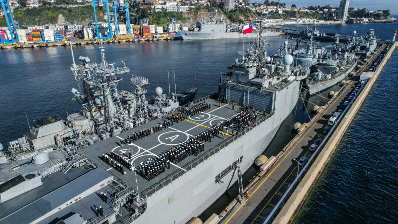 Ceremonia inicio UNITAS 2024 Valparaíso