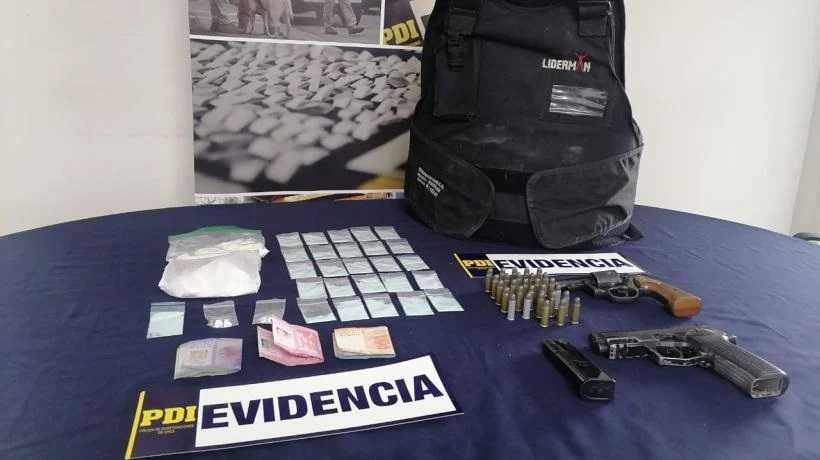 Arma policía argentina operativo PDI Chiguayante