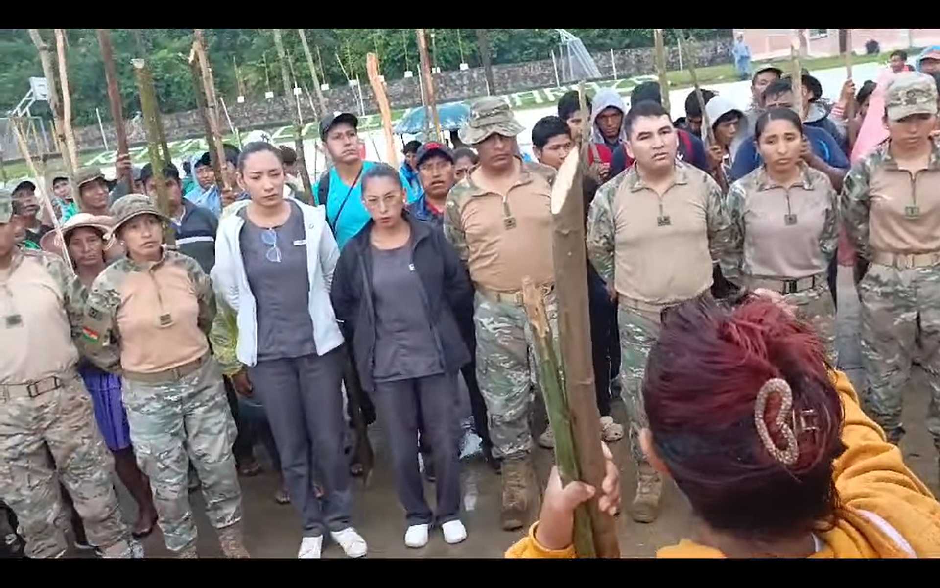 Captura base militar boliviana