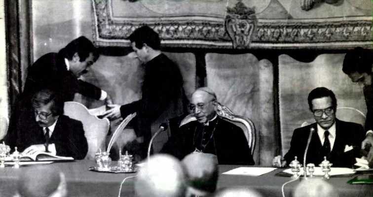 FIrma del Tratado de 1984