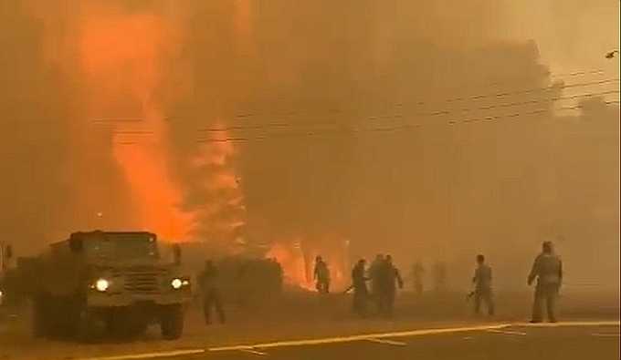 Incendio Fuerte Aguayo 12-11-2024