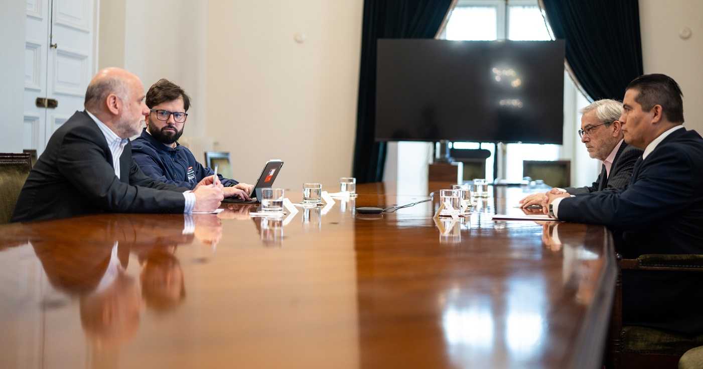 Reunión Pdte Gabriel Boric con CPLT La Moneda 31-12-2024