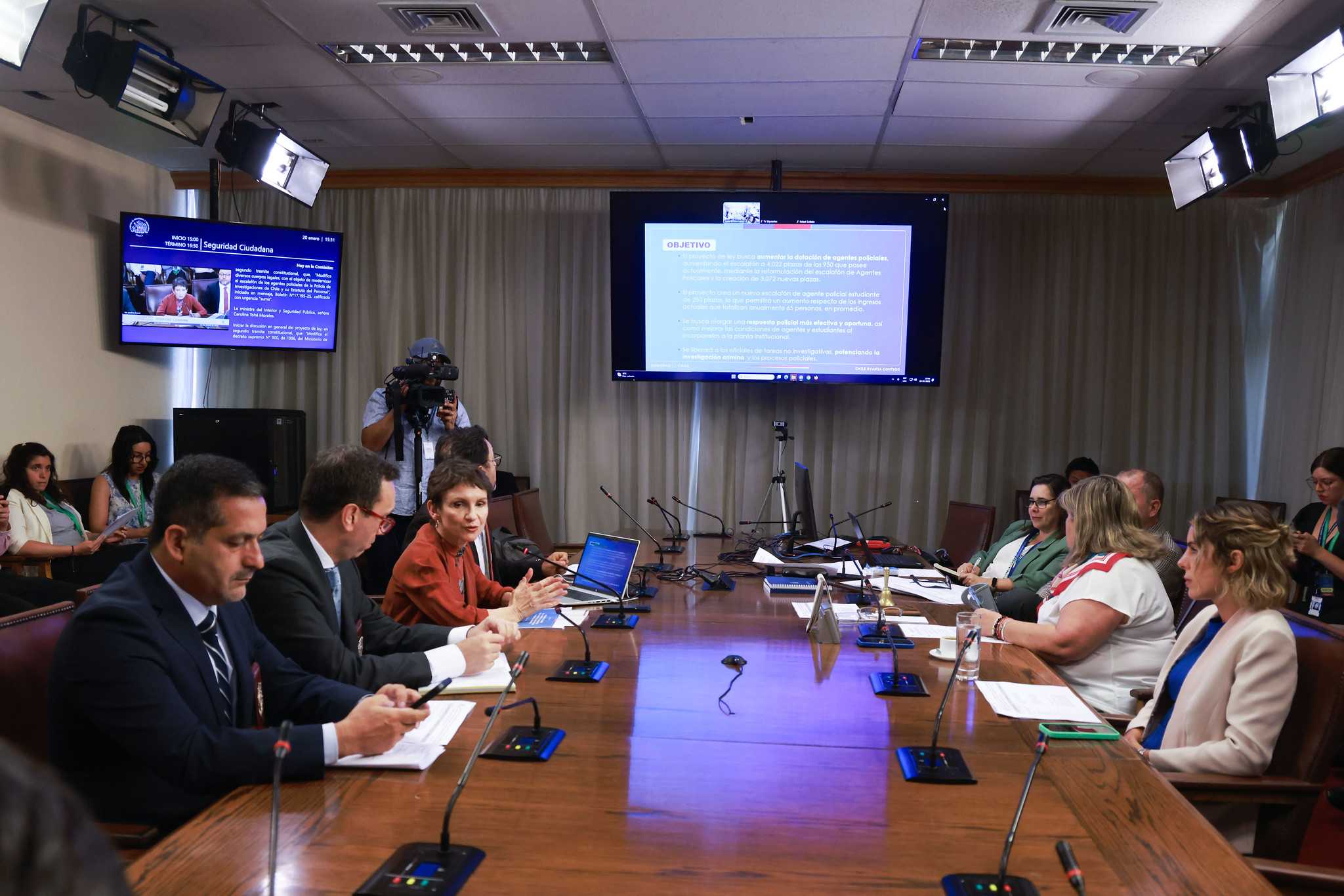 Comisión Cámara Seguridad Ciudadana - Aumento dotación PDI 20-01-2025