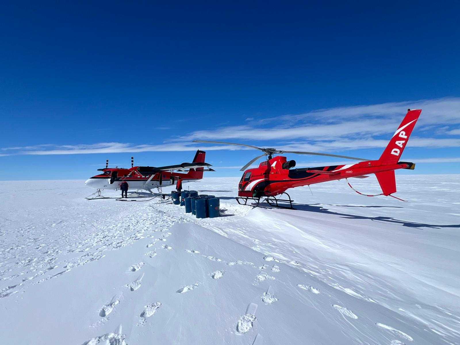 Helicóptero DAP circunnavegación Antártica