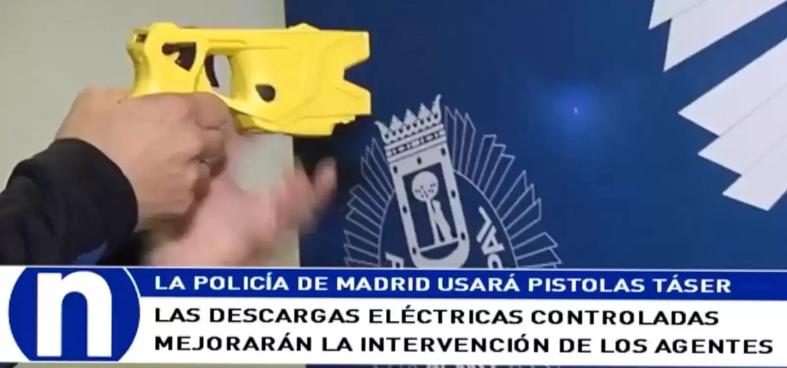 polcia madrid taser