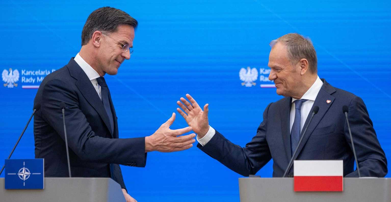 Mark Rutte - Donald Tusk 26-03-2025