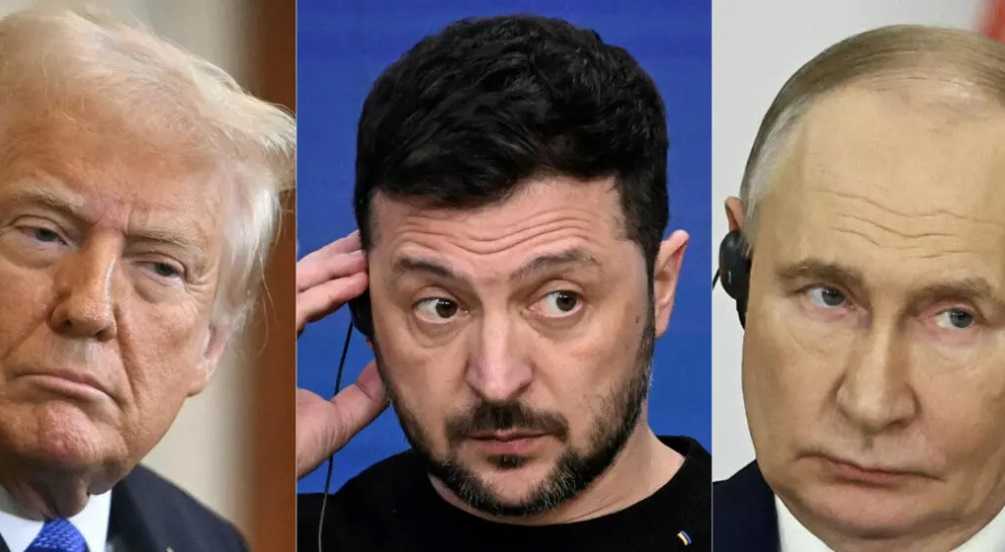 Trump, Zelenskiy, Putin