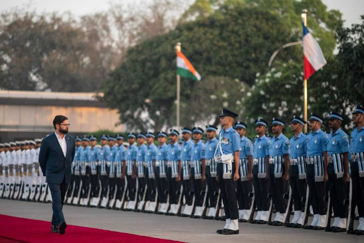 pdte boric en India 31 marzo