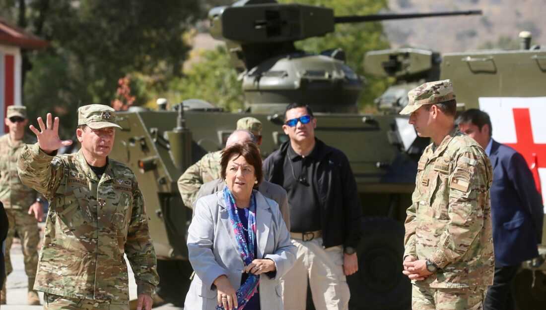 Ministra de Defensa Adriana Delpiano Reg Buin 15-04-2025