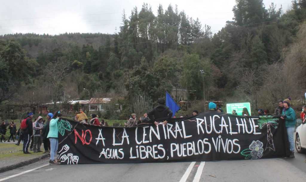 Protesta contra Rucalhue