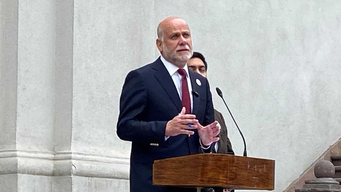 Ministro del Interior Álvaro Elizalde La Moneda 23-05-2025