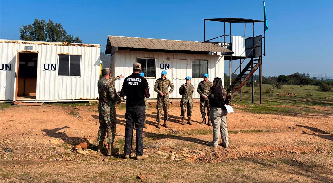 Entrenamiento Contingente Misión de Paz ONU Chipre 14-07-2025