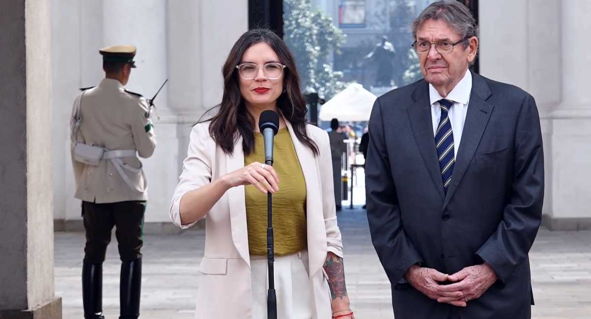 Camila Vallejo y Jaime Gazmuri La Moneda 24-09-2025