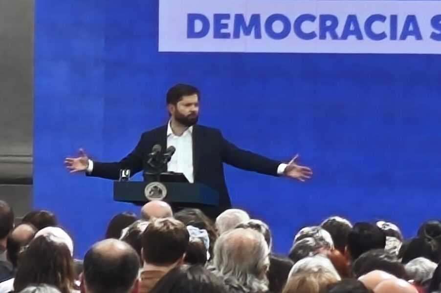 Pdte. Gabriel Boric acto 11 de Septiembre La Moneda 11-09-2025