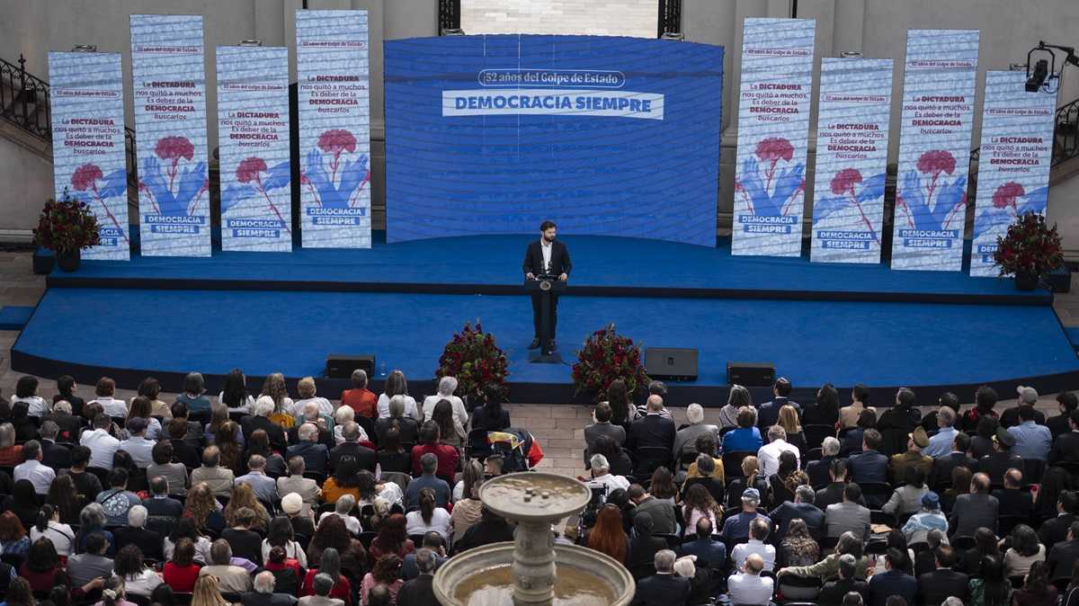 Pdte. Gabriel Boric acto 11 de Septiembre La Moneda F2 11-09-2025