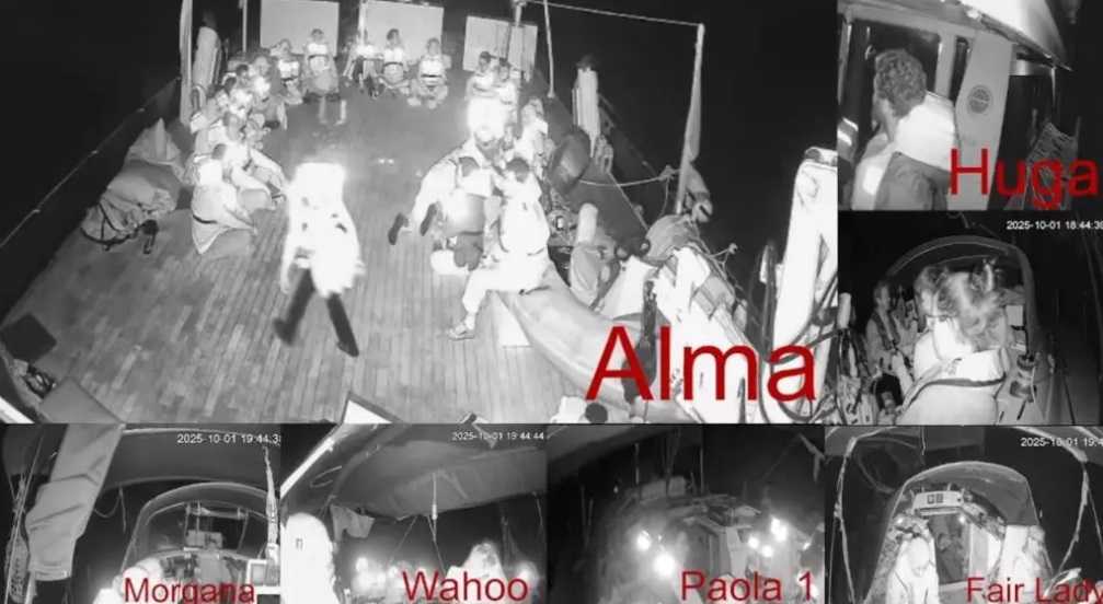 Israel intercepta flotilla a Gaza 01-10-2025