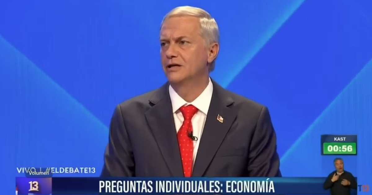 José Antonio Kast debate presidencial 26-10-2025