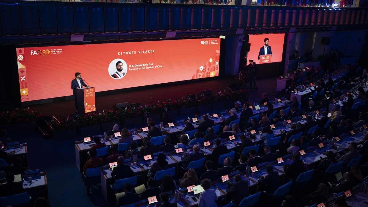 Pdte Gabriel Boric Foro FAO 14-10-2025