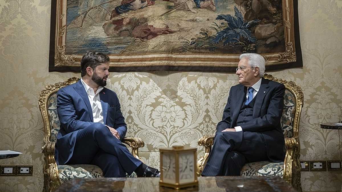 Reunión de Presidentes de Chile e Italia - Roma 15-10-2025