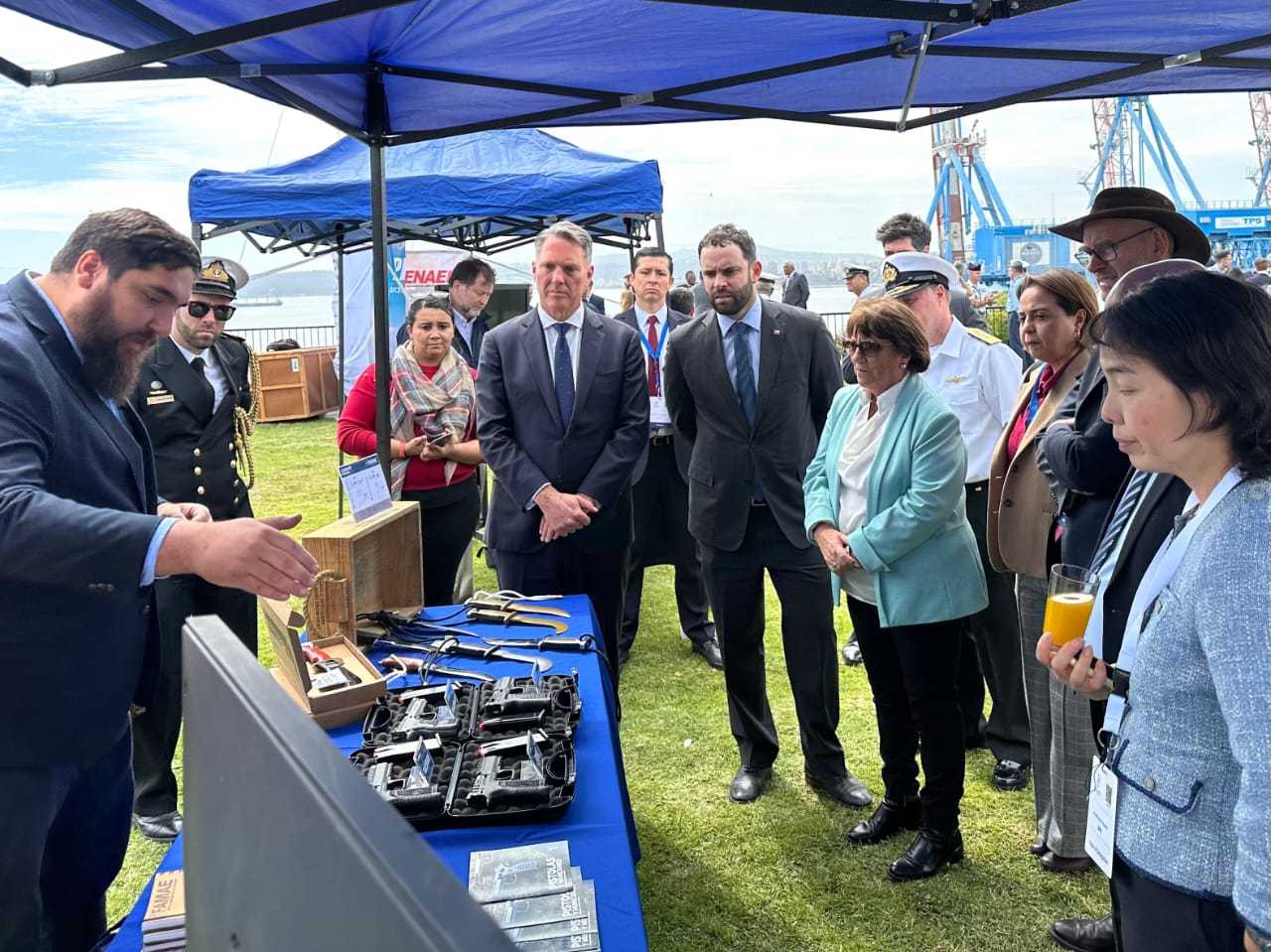 Visita ministros de Defensa SPDMM Valparaíso